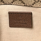 GG Supreme Monogram Neo Vintage Web Belt Bag Brown
