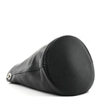 Vitello Daino Bucket Bag Black