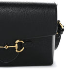 Calfskin Horsebit 1955 Shoulder Bag Black