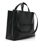 Calfskin Shopper Tote MM Black