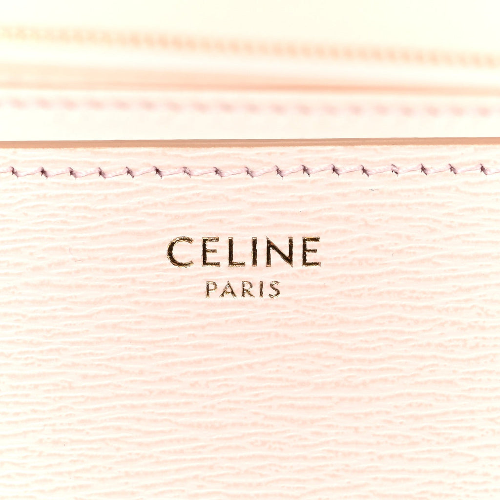 Liege Calfskin Medium Classic Box Flap Bag Pale Pink