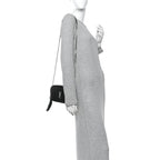 Grain De Poudre Matelasse Monogram Mini Lou Camera Bag Black