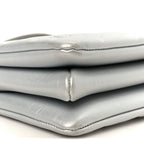 Metallic Lambskin Embossed Monogram Coussin BB Silver