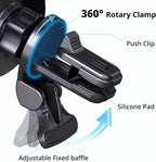 Entronix [Magnetic] Car Mount – Wireless Charging Holder, AC Vent or Suction Cup Style