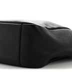 Grained Deerskin Bea Tote Black