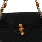 Monogram Bamboo Chain Bag Black