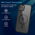 [DIS] Entronix [Magnetic] Case Compatible with iPhone 17e - [Clear Back] Soft Matte Frame