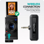 Movo WM-VXR10 Wireless Shotgun Mic Adapter for TRS