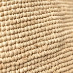 Raffia Mini Slit Tote Bag Natural Tan