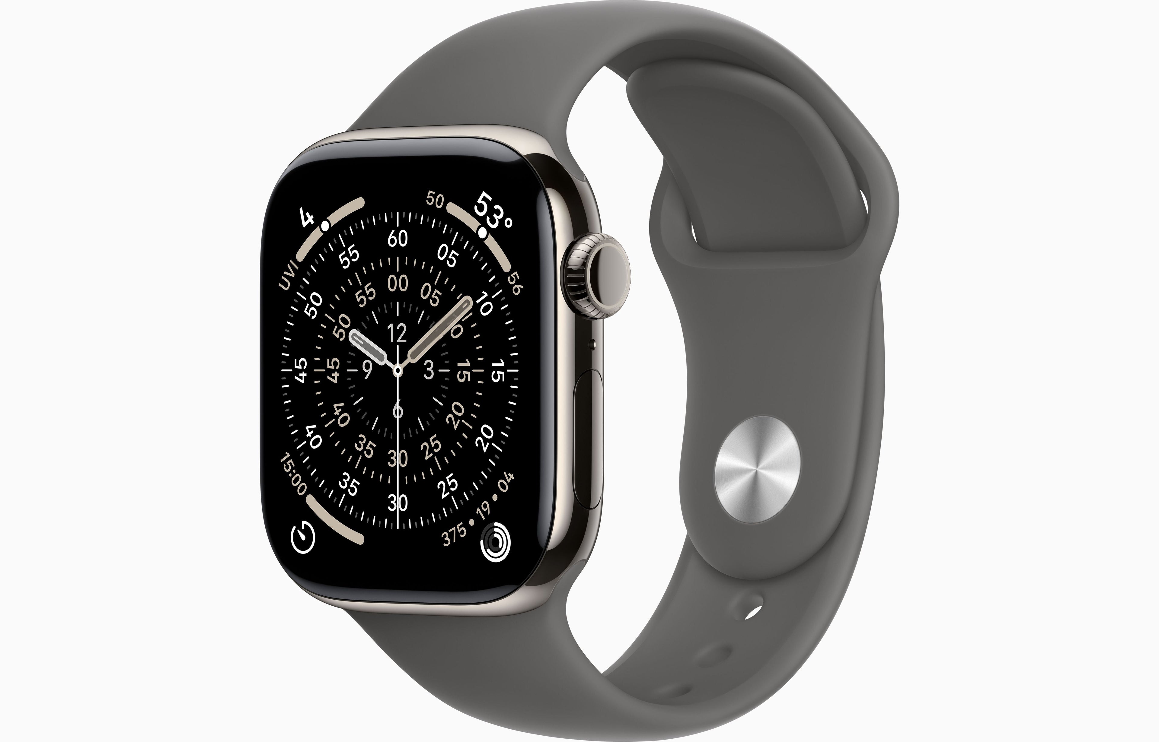 Apple Watch Series 11 GPS + Cellular 42mm Space Gray Aluminum Case with Black Sport Band