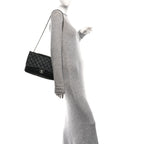 Lambskin Quilted Jumbo Chanel 3 Flap Bag Black