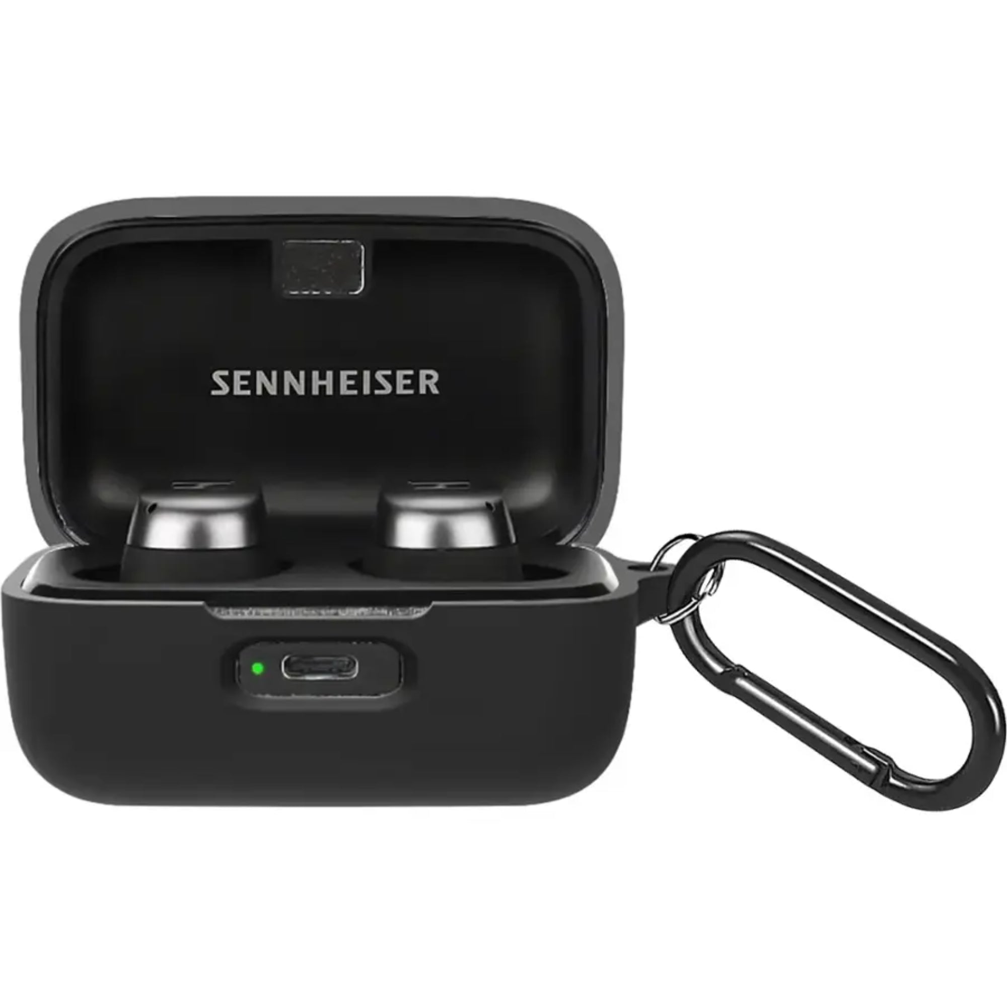 SAHARA - Venture Series Silicone Case for Sennheiser MOMENTUM True Wireless 4 Headphones - Black