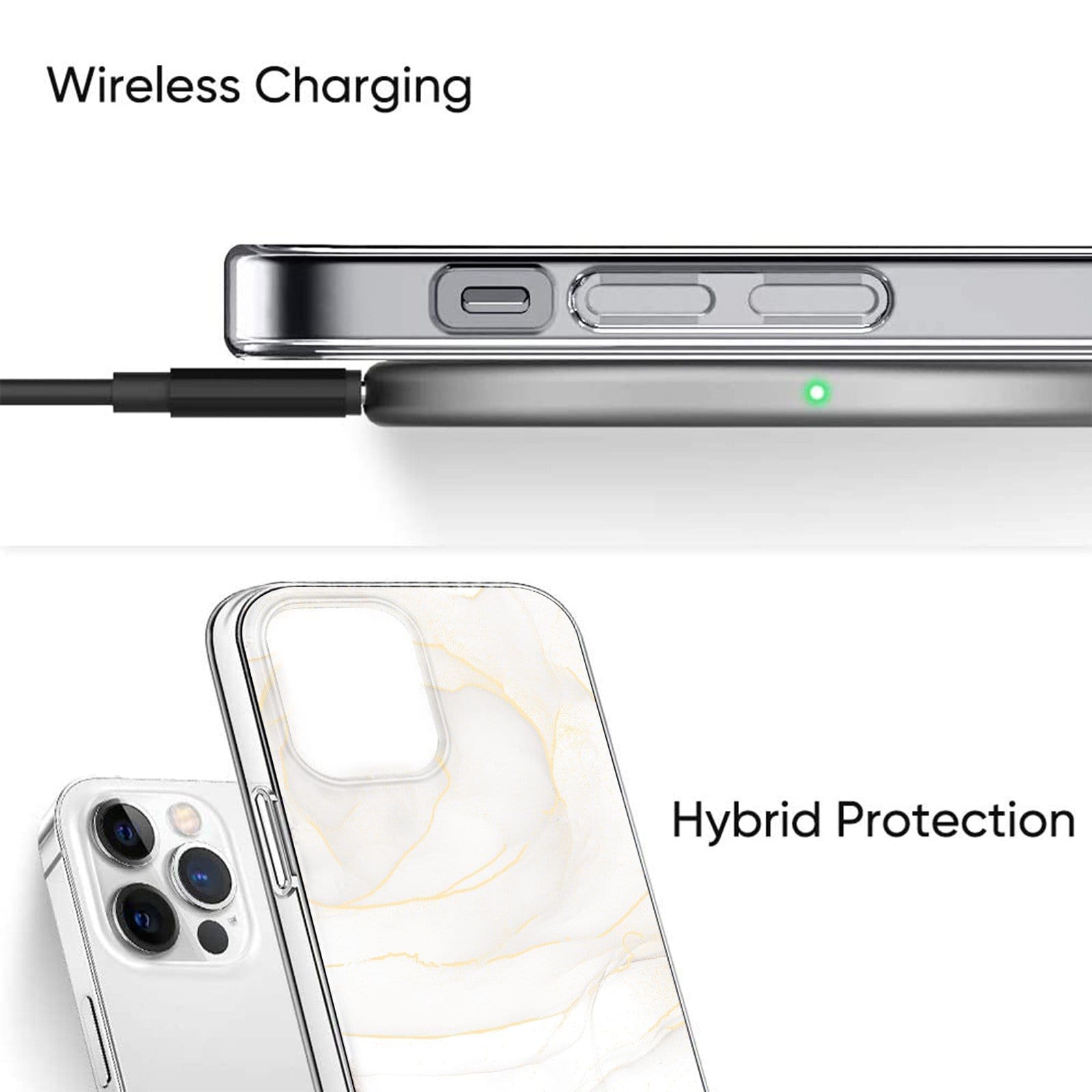 SAHARA - White Marble Series Case - iPhone 13 Pro Max