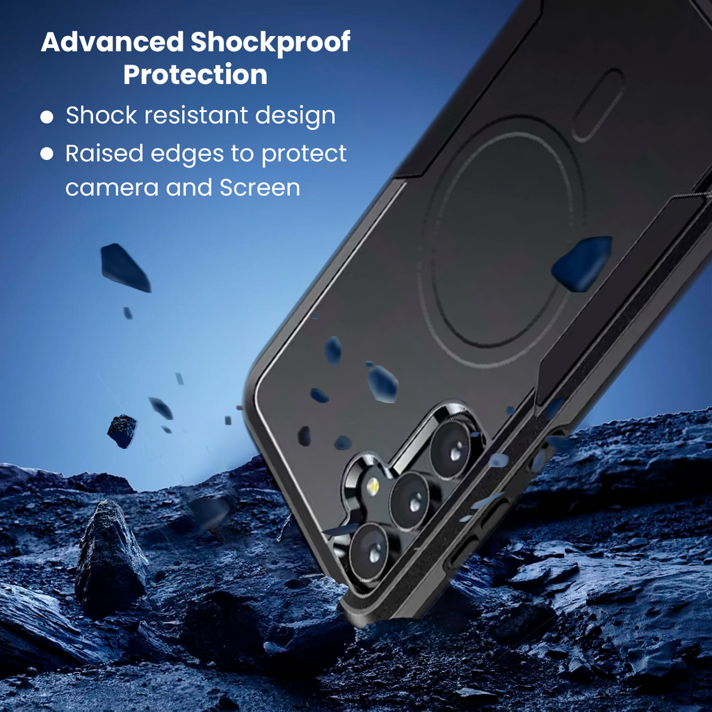 Entronix [Magnetic] Case Compatible with Galaxy S26 Plus - Soft-Touch Dual-Layer Sleek Cover