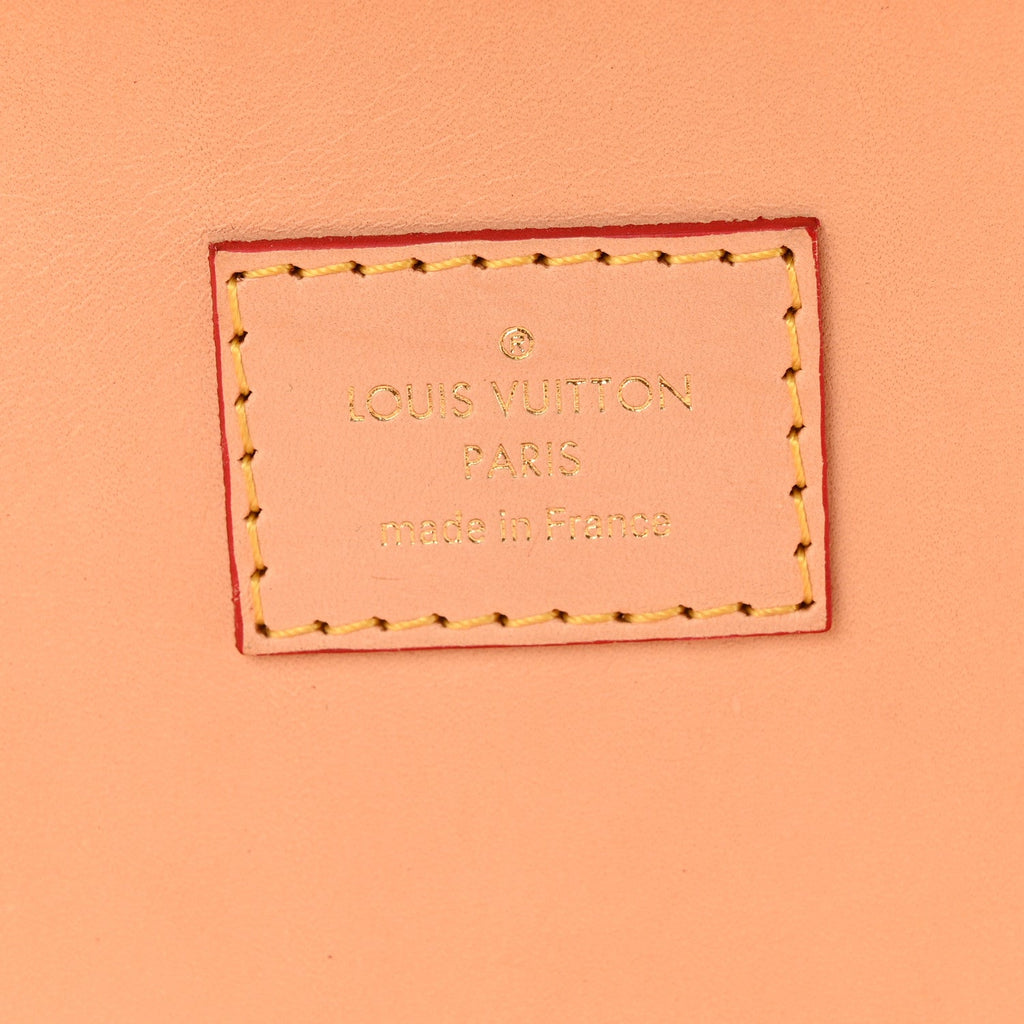Monogram Calf Hair Spikes Iconoclasts Christian Louboutin Tote Red