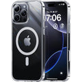 Entronix [Magnetic] Case Compatible with iPhone 13 Pro Max - [Hard Back] Slim Clear