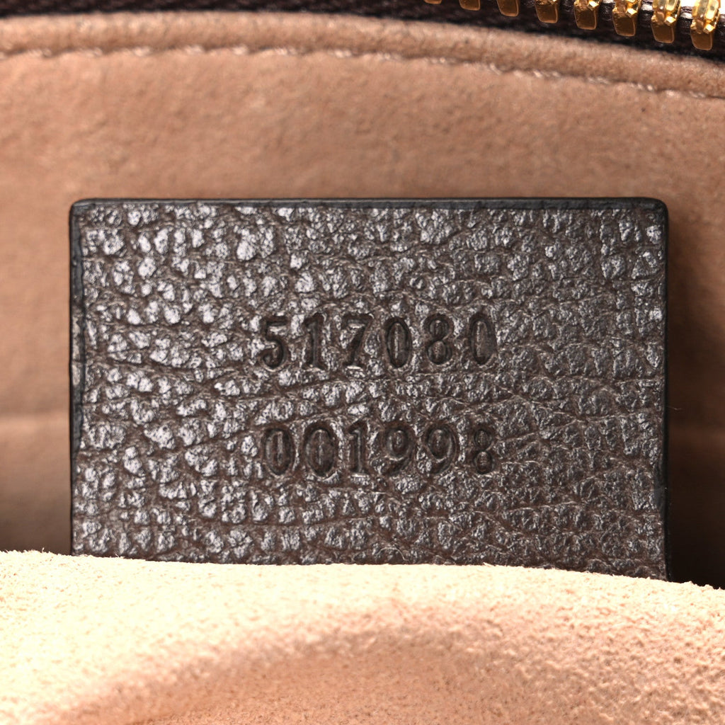 GG Supreme Monogram Web Small Ophidia Shoulder Bag Brown