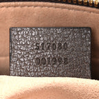 GG Supreme Monogram Web Small Ophidia Shoulder Bag Brown