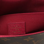 Monogram Pochette Felicie Chain Wallet Fuchsia