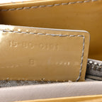 Patent Cannage Medium Lady Dior Beige