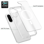 [DIS] Entronix [Magnetic] Case Compatible with Galaxy A17 - [Hard Back] Clear Cover
