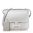 Metallic Chevre Chamkilight Constance 18 Argent