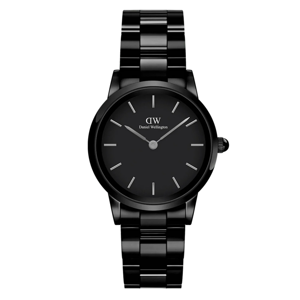 Daniel Wellington ladies Black Iconic Link Ceramic Watch