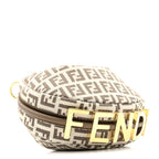 Fabric Jacquard FF 1974 Nano Fendigraphy Hobo Charm Beige
