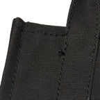 Cotton Canvas Small The Traveler Tote Bag Black