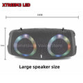 100W high power bluetooth speaker portable RGB colorful light waterproof wireless subwoofer360stereo surround TWS Caixa de som- Large Size