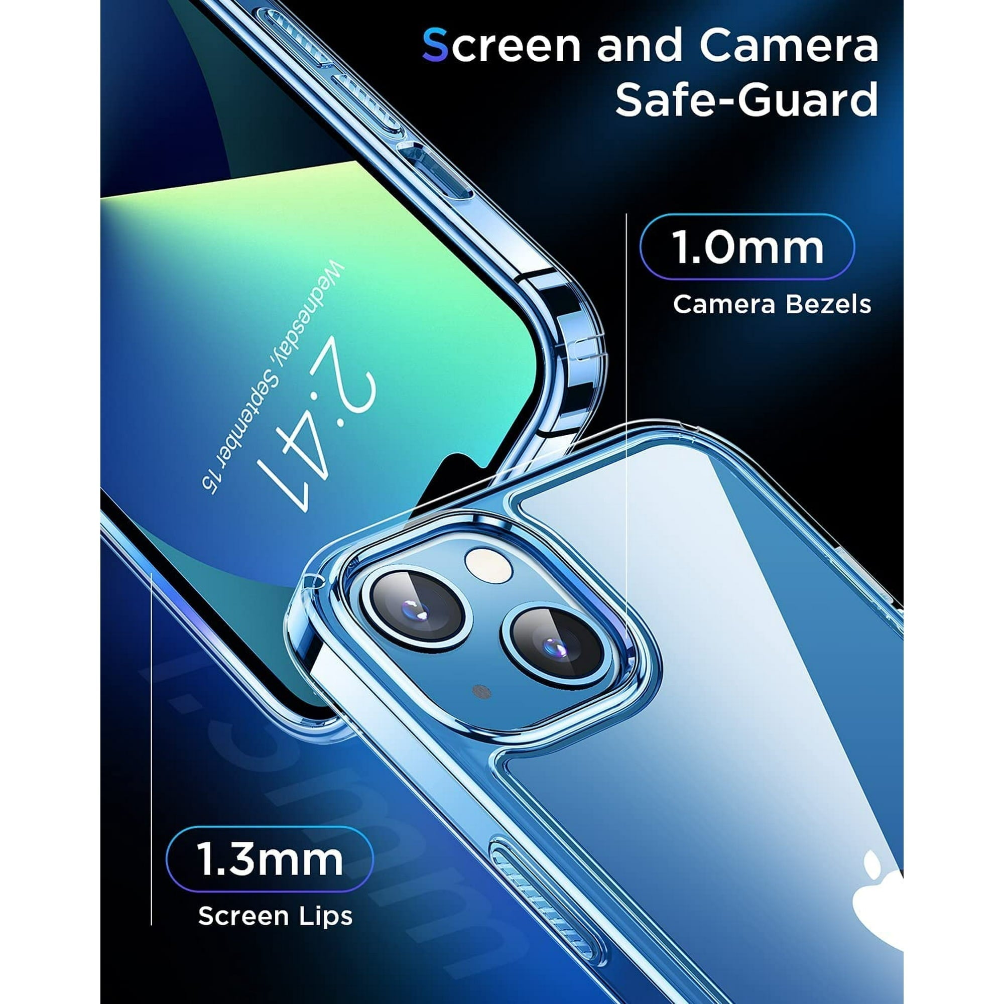 Entronix Case Compatible with iPhone 14 Plus - [Hard Back] Slim Clear
