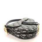 Oblique Saddle Bag Blue