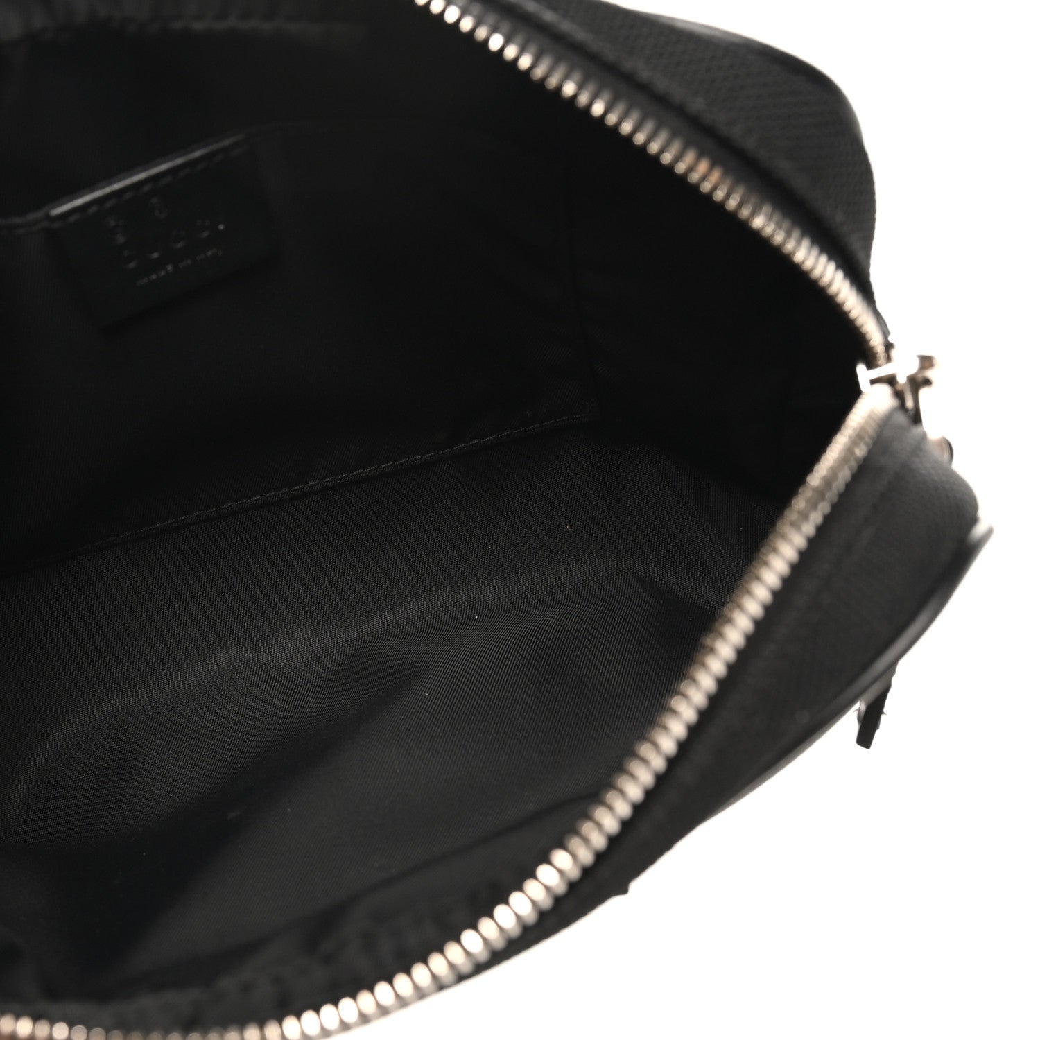 Canvas Web Slim Belt Bag Black