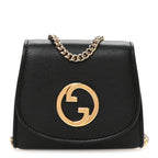 Roxy Calfskin Medium Blondie Chain Wallet Black