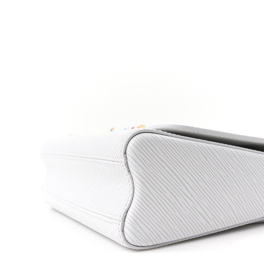 LV X TM Epi Twist MM Slim Shoulder Bag White