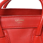 Smooth Calfskin Nano Luggage Red