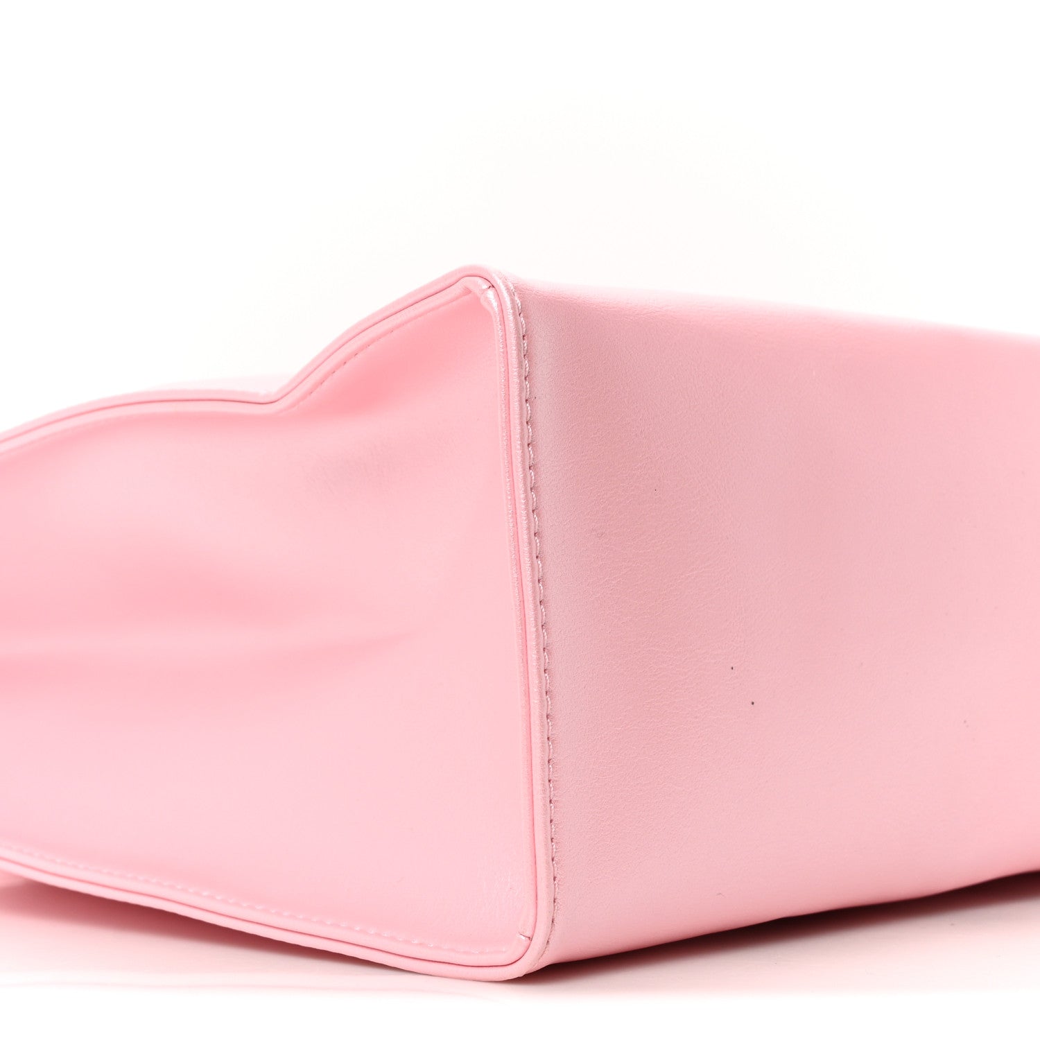 Metallic Vegan Leather Medium Shopping Bag Ballerina