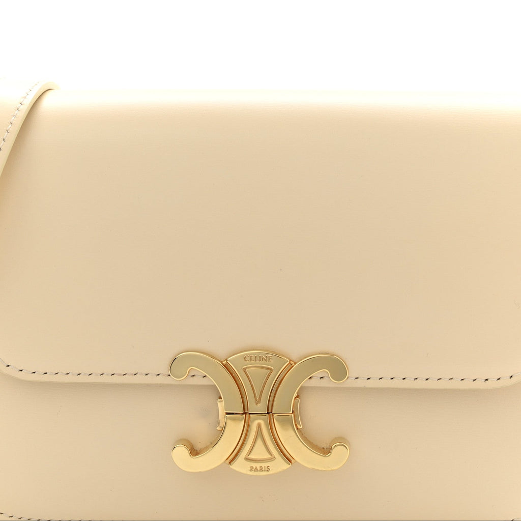 Shiny Calfskin Nano Triomphe Nude