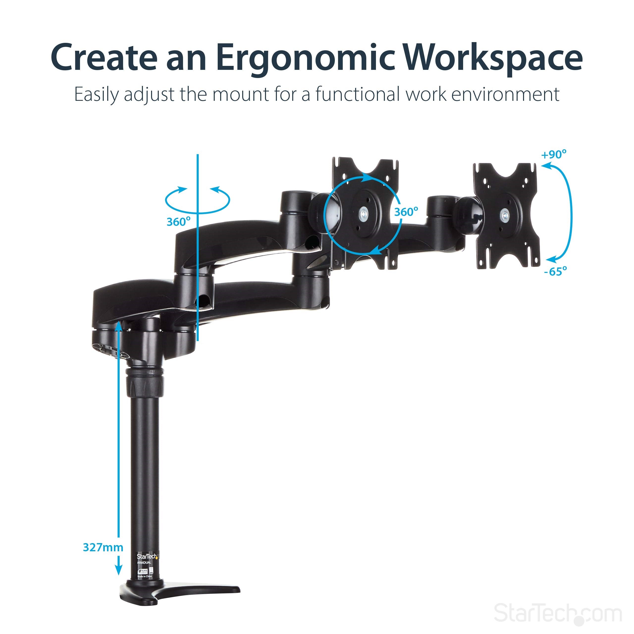 Dual Monitor Mount with