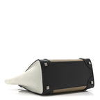 Bullhide Drummed Calfskin Micro Tri-Color Luggage Antarctic