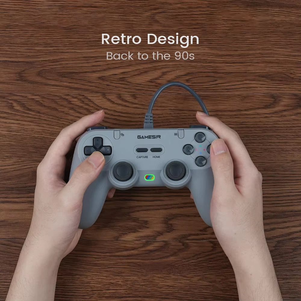 Gamesir Tegenaria Lite Wired Game Controller with High-Precision Joysticks, 1000Hz Polling Rate, and Anti-Drift Technology for Nintendo Switch 2 and PC