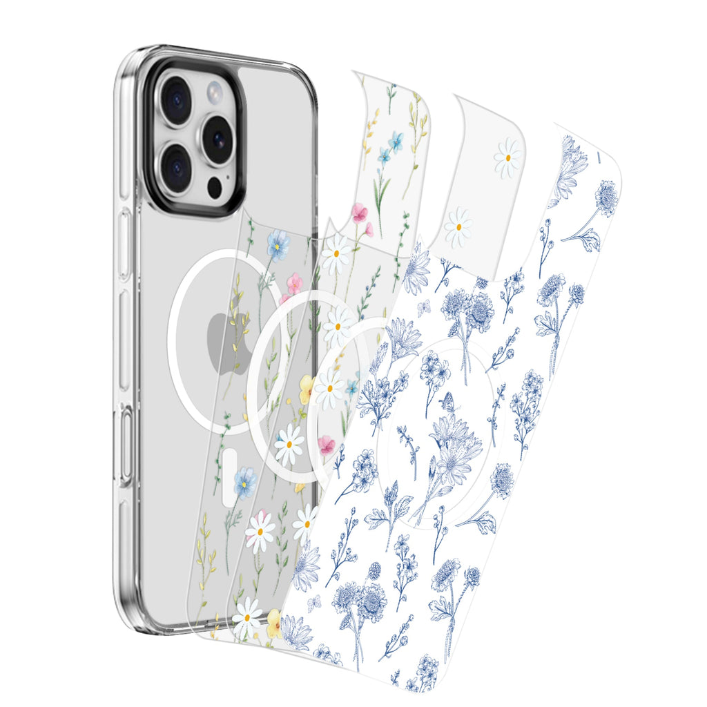 SAHARA - Inspire Series Case with Swappable Floral & Marble Designs - Apple iPhone 16 Pro