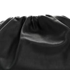 Smooth Butter Calf The Pouch Oversized Clutch Black