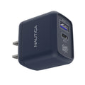 Nautica CH130 Charger - Fast Charging 30W PD USB-C / USB-A QC3.0 Dual Port Wall Charger for iPhone 16/15, Galaxy, Pixel