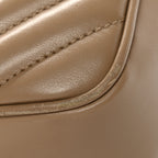 Calfskin Matelasse Monogram Lou Camera Bag Dark Beige