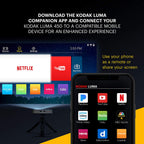 Kodak Luma 450 Smart Projector, 1080p Portable Projector with Wifi and Bluetooth, Tripod Included