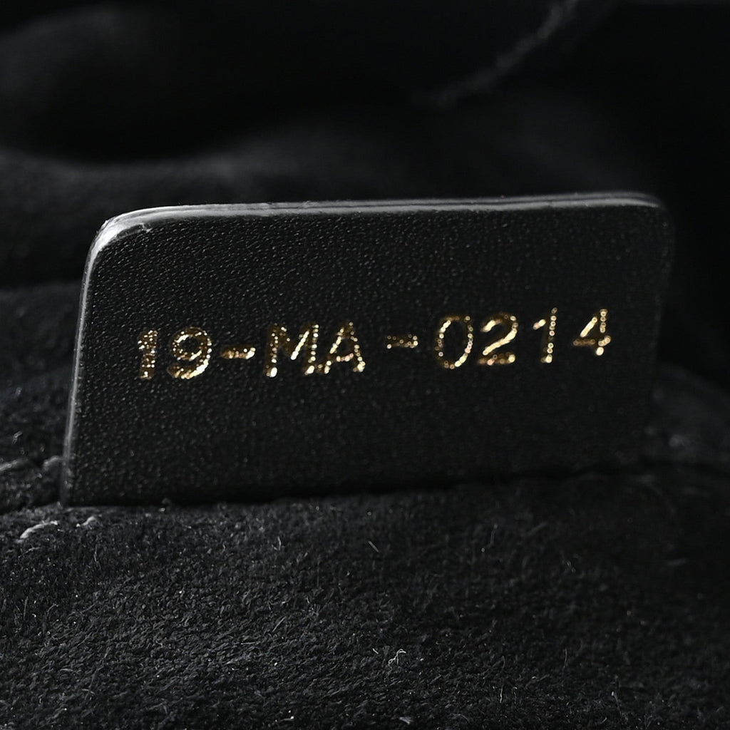 Calfskin Macrocannage Large Toujours Black