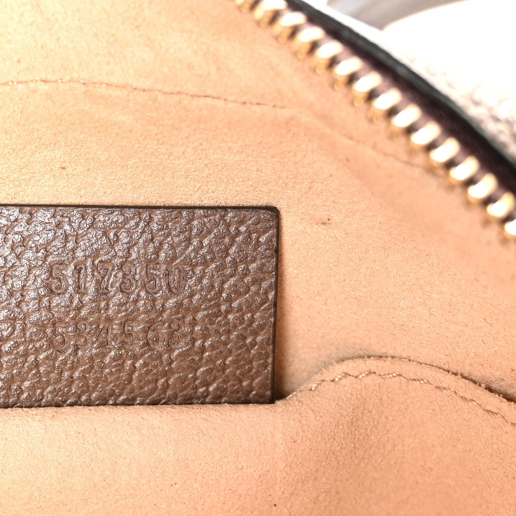 GG Supreme Monogram Web Mini Ophidia Shoulder Bag Brown