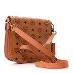 Suede Calf Hair Visetos Patricia Crossbody Bag Cognac Multicolor