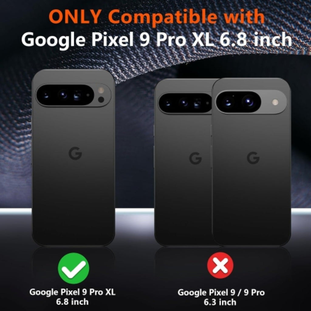 Entronix Clear Screen Protector Compatible with Pixel 9 Pro XL - 2-Piece Combo